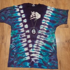 90s RARE Grateful Dead T Shirt Size XL "MUSIC FOR THE PAST PRESENT AND FUTURE"